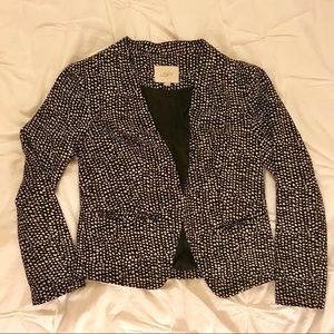 Ann Taylor LOFT patterned blazer xs